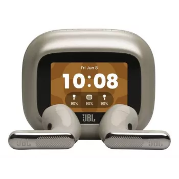 JBL Live Flex 4 Belaidės Ausinės „True Wireless“ su Bluetooth 5.3, Adaptyviu Triukšmo Slopinimu, 50 Val. Baterija, IP54, Erdviniu Garsu, Juodos