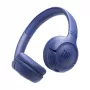 JBL Tune 530BT belaidės antausės ausinės su Pure Bass, Bluetooth 5.3, 40 val. baterija, mėlynos