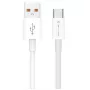 Jellico B1 Durable-Soft Universal USB to USB-C Data & Fast PD 20W Charger Cable 1m White