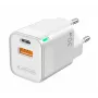 Jellico C44 Mini PD 30W QC 3.0 Smart Adaptive Fast Charger su 1x USB-C (5-20V) / USB 3A Baltas