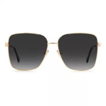 JIMMY CHOO HESTER-S-2M2 Moteriški Akiniai nuo Saulės - Juodas Rėmas, Pilki Gradientiniai Lęšiai 59mm