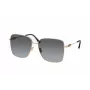 JIMMY CHOO HESTER-S-2M2 Moteriški Akiniai nuo Saulės - Juodas Rėmas, Pilki Gradientiniai Lęšiai 59mm