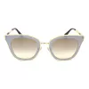 JIMMY CHOO LORYS492M2FQ Moteriški katės akies formos akiniai nuo saulės Havana Brown Gradient 49mm