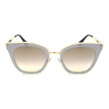 JIMMY CHOO LORYS492M2FQ Moteriški katės akies formos akiniai nuo saulės Havana Brown Gradient 49mm