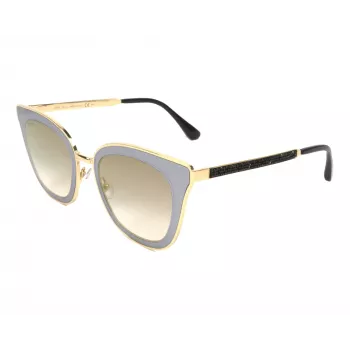 JIMMY CHOO LORYS492M2FQ Moteriški katės akies formos akiniai nuo saulės Havana Brown Gradient 49mm