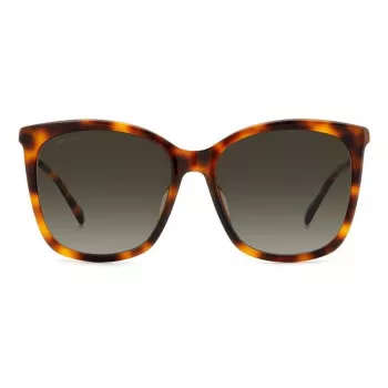 JIMMY CHOO NEREA Akiniai NEREAGS05LHA Moteriški Kačių Akys Acetatas Juoda Pilka 55/20/144 mm