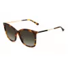 JIMMY CHOO NEREA Akiniai NEREAGS05LHA Moteriški Kačių Akys Acetatas Juoda Pilka 55/20/144 mm