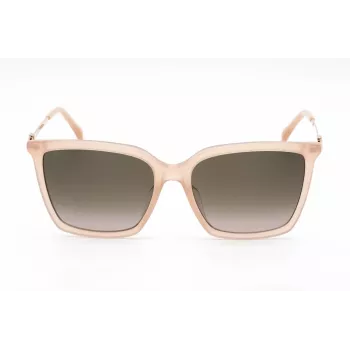 JIMMY CHOO TOTTA-G-S-FWM moteriški akiniai nuo saulės – juodas acetatinis rėmelis, pilki gradientiniai lęšiai, 56 mm