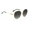 JIMMY CHOO BIRDIESPEFIB Moteriški Akiniai nuo Saulės – Oversized Square Cat-Eye Rėmelis iš Acetato – 60/18/145 mm – UV400 Apsauga