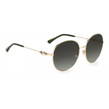 JIMMY CHOO BIRDIESPEFIB Moteriški Akiniai nuo Saulės – Oversized Square Cat-Eye Rėmelis iš Acetato – 60/18/145 mm – UV400 Apsauga