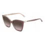 JIMMY CHOO Moteriški kačių akies formos akiniai nuo saulės RUA-G-S-Y9A Havana Acetate Brown Gradient Lęšiai 56/18/145 mm