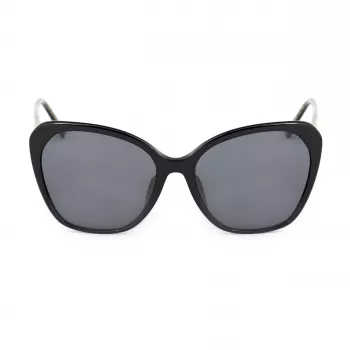 JIMMY CHOO Moteriški Akiniai nuo Saulės ELE-F-S-807 - Acetato Rėmelis, Polikarbonatiniai Lęšiai, UV400 Apsauga, 56 mm Lęšio Plotis