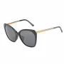 JIMMY CHOO Moteriški Akiniai nuo Saulės ELE-F-S-807 - Acetato Rėmelis, Polikarbonatiniai Lęšiai, UV400 Apsauga, 56 mm Lęšio Plotis