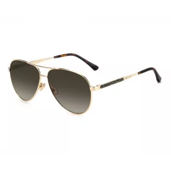 JIMMY CHOO Moteriški akiniai nuo saulės JIMENA-S-06J drugelio formos Havana Brown Gradient 60mm