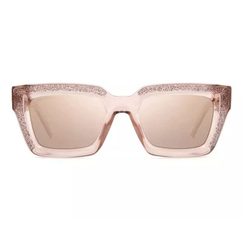 JIMMY CHOO Moteriški MEGS-S-FWM2S katės akies akiniai nuo saulės Havana Brown Gradient 51mm