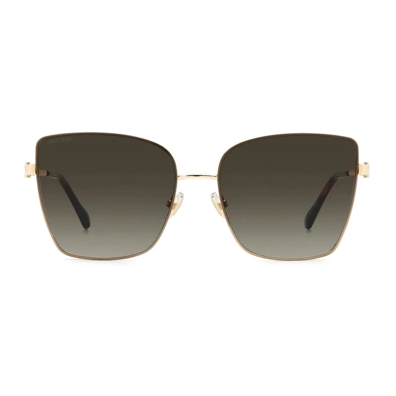 JIMMY CHOO VELLA-S-06J Moteriški katės akies akiniai nuo saulės Havana/Ruda Gradient 59mm