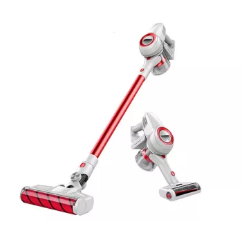 JIMMY JV51 belaidis kombinuotas dulkių siurblys (lazda ir rankinis), 400 W, 21,6 V, 45 min veikimo laikas, raudonas