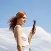 JISULIFE Handheld Fan 8 Brown – nešiojamas įkraunamas ventiliatorius su power bank funkcija