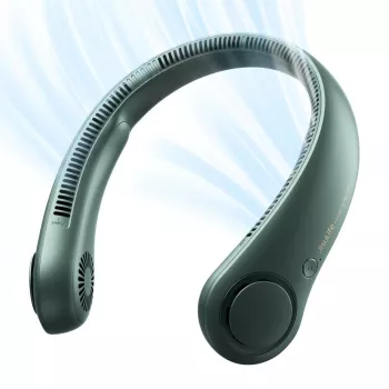 JISULIFE Neck Fan 3 Dark Green