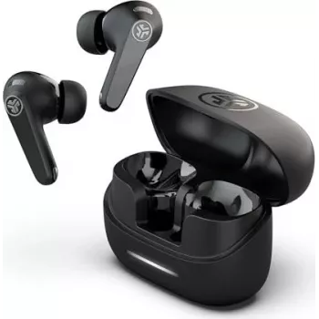 “JLab JBuds ANC Pods True Wireless Earbuds su aktyviu triukšmo slopinimu, IP55, juodi”