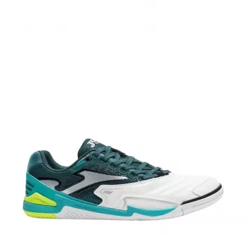 Joma Cancha 2602 Indoor Futbolo Bateliai Balti Žali 42 dydis