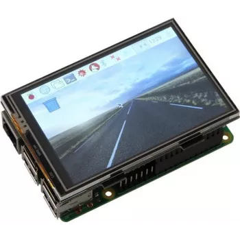 Joy-it 3,5 colio TFT jutiklinis ekrano modulis, skirtas Raspberry Pi B+ / 2B / 3B / 3B+ / 4B - 480x320 SPI varžinis jutiklinis ekranas