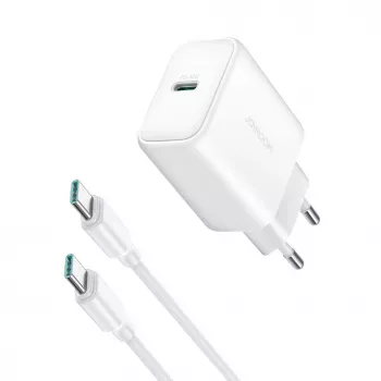 JOYROOM JR-TCF24_SET 10000mAh 22,5W USB-C Power Bank su įmontuotu kabeliu