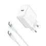 JOYROOM JR-TCF24_SET 10000mAh 22,5W USB-C Power Bank su įmontuotu kabeliu