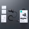 Joyroom 4-in-1 Fast Car Charger PD QC3.0 AFC FCP su 1,6 m 57 W Lightning kabeliu, juodas