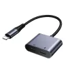 Joyroom Adapter DAC 2-in-1 Lightning to Lightning/Lightning, 60W, 0,12m, Black (JR-SY-L02)