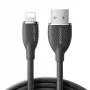 JOYROOM Colorful Series USB-A – Lightning laidas 1,2 m juodas SA29-AL3