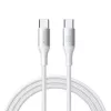 JOYROOM Flash Series USB-C į USB-C laidas A28, 60W, 480 Mbps, 2m, baltas (S-A28-CCW2)