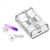 Joyroom IceLern Series True Wireless Earbuds su LED lemputėmis, Bluetooth 5.3, balta (JR-TC1-WHT)