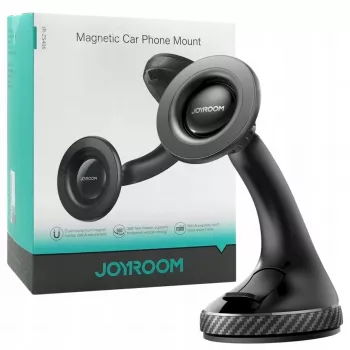 JOYROOM JR-ZS406-BLK magnetinis laikiklis automobilio priekiniam stiklui, 360° sukimasis, juodas