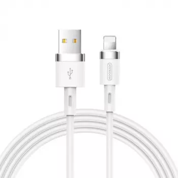 Joyroom Lightning – USB laidas 2.4A, 1,2 m, baltas (S-1224N2)