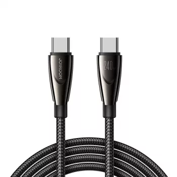 JOYROOM Pioneer 240W USB-C to USB-C laidas SA31-CC5 1,2 m juodas