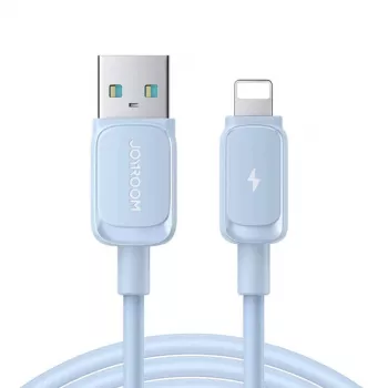 JOYROOM S-AL012A14 2.4A USB–Lightning laidas, 1,2 m, mėlynas