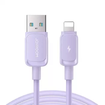 JOYROOM S-AL012A14 2.4A USB to Lightning laidas 1,2 m violetinis