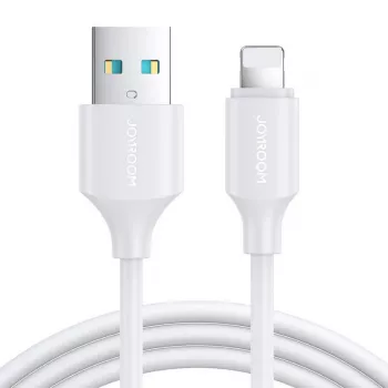 Joyroom S-UL012A9 Lightning laidas 2 m baltas 2,4 A USB-A – Lightning įkrovimui ir duomenų sinchronizavimui