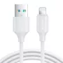 Joyroom S-UL012A9 Lightning laidas 2 m baltas 2,4 A USB-A – Lightning įkrovimui ir duomenų sinchronizavimui