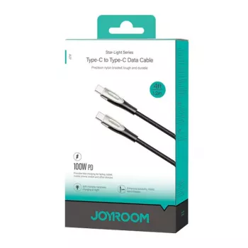JOYROOM Star-Light USB-C į USB-C laidas SA27-CC5 1,2 m juodas 100W