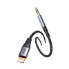 JOYROOM SY-A06 Lightning į 3,5 mm garso keitiklio laidas, 1,2 m, juodas