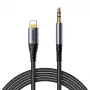 JOYROOM SY-A06 Lightning į 3,5 mm garso keitiklio laidas, 1,2 m, juodas