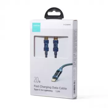 Joyroom Type-C į Lightning A10 Series greito įkrovimo laidas PD 20W, 1,2 m, mėlynas (S-CL020A12)