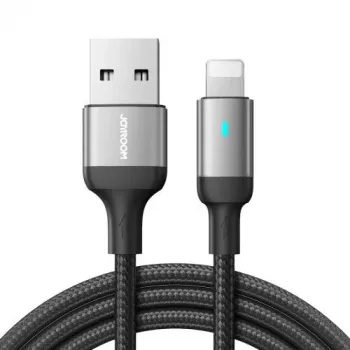 Joyroom USB-A į Lightning laidas, 2.4A, 1.2m, juodas (S-UL012A10)