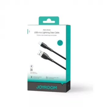 Joyroom USB-A į Lightning laidas Starry Series, 480 Mbps, 3A, 1 m, juodas (SA32-AL3)