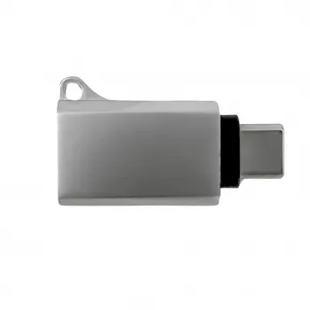 Joyroom USB-C (vyriškas) į USB-A (moterišką) adapteris Mini S-H151 sidabrinis