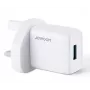 Joyroom USB sieninis įkroviklis 2.1A UK kištukas (L-1A101) Baltas