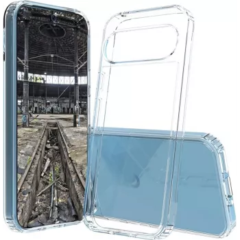 JT Berlin BackCase Pankow Clear, skaidrus TPU apsauginis dėklas, skirtas Google Pixel 9 Pro XL, 11085