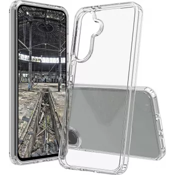 JT Berlin BackCase Pankow Clear, skaidrus, smūgius sugeriantis TPU dėklas, skirtas Samsung Galaxy A36 5G - 11172